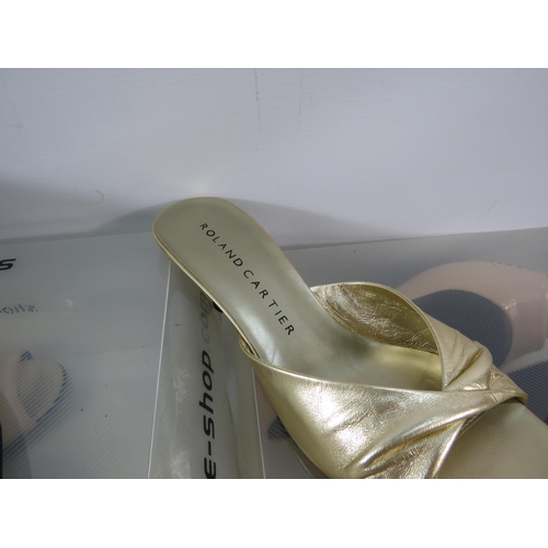 859 - Selection of ladies designer shoes, size 5 1/2 to 8 1/2. very light use.