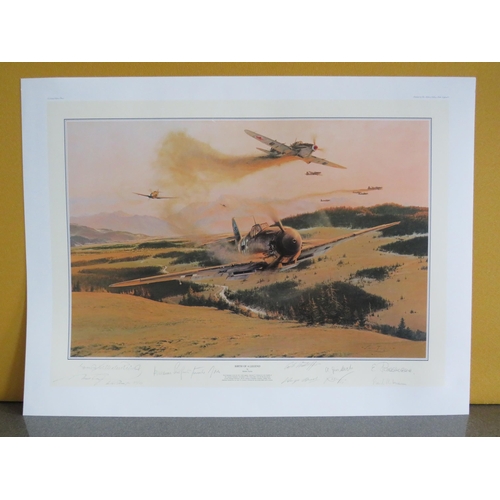 361 - Unframed limited edition Knights Cross edition Artists Proof by Robert Taylor 