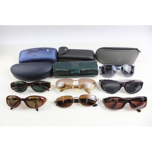 205 - Designer Sunglasses Maui Jim, Police Etc Inc Cases      574458