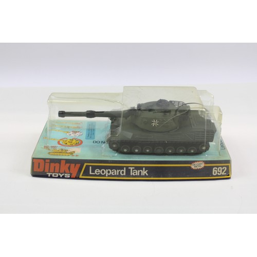 208 - Boxed Vintage Dinky Toys Diecast Model Leopard Tank Ref 692       638429