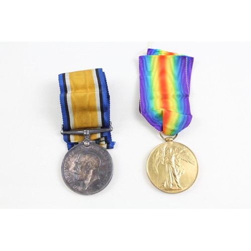 220 - WW1 Medal Pair 218916 GnrJ. J Singleton RA       682839