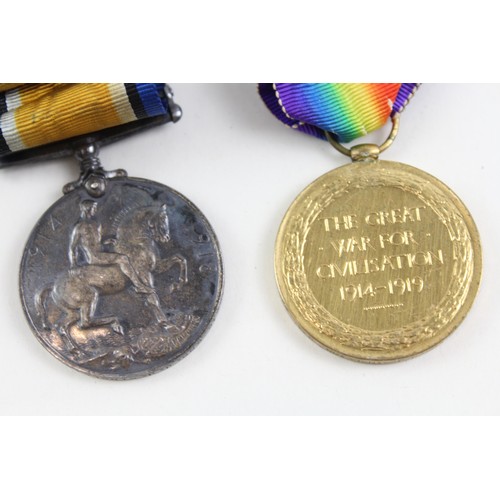 220 - WW1 Medal Pair 218916 GnrJ. J Singleton RA       682839