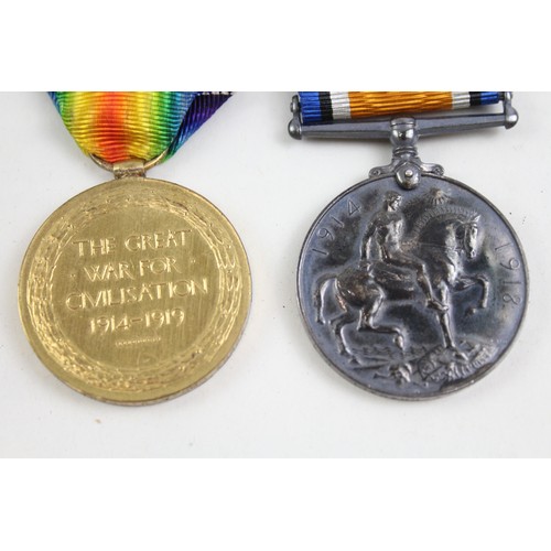 221 - Boxed WW1 Medal Pair 49283 Gnr A.V. Bramall RA       682835