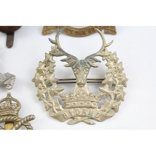 227 - Military Cap Badges Inc Tank Corps, South Staffs, HAC, Etc x 10       682799