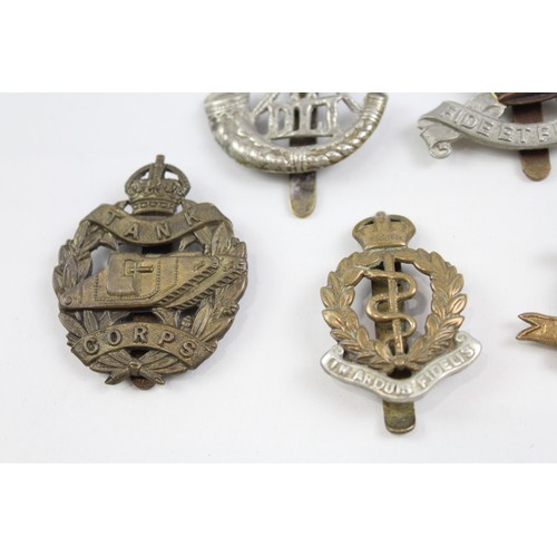 227 - Military Cap Badges Inc Tank Corps, South Staffs, HAC, Etc x 10       682799