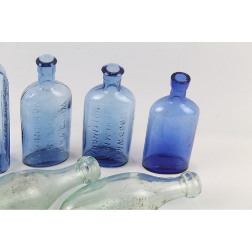 231 - 6 x Glass Vintage Bottles Inc Tun-bridge Wells Cod Bottles, Blue Glass Etc       700469