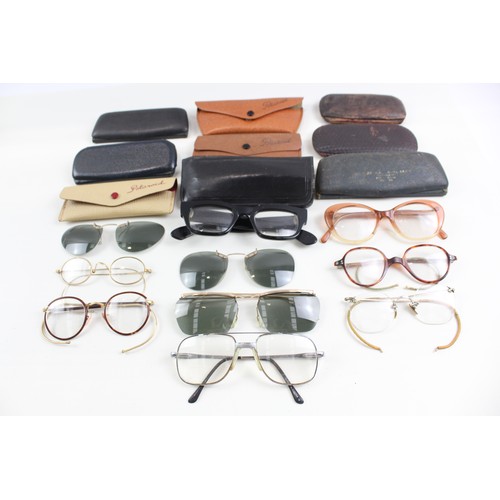 233 - Spectacles & Eyewear Antique Vintage Inc Cases, Shaded, Plated Joblot       457410