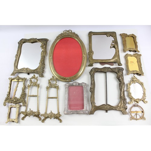 242 - Brass Picture Frames Inc Various Sizes, Job Lot Assortment Etc       574450