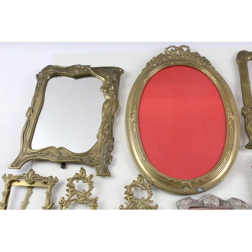 242 - Brass Picture Frames Inc Various Sizes, Job Lot Assortment Etc       574450