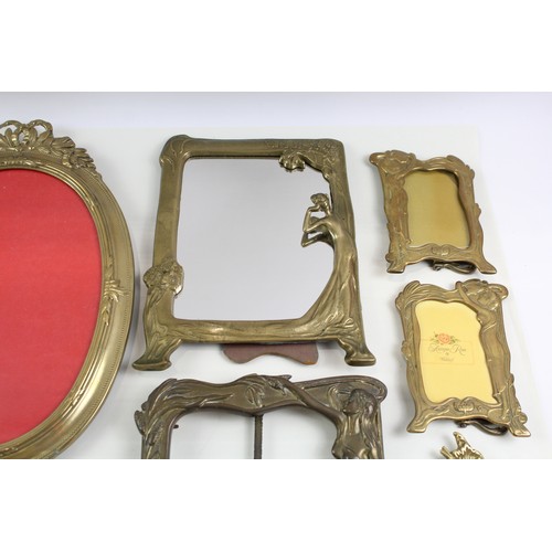 242 - Brass Picture Frames Inc Various Sizes, Job Lot Assortment Etc       574450