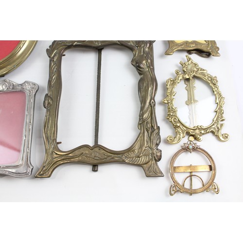 242 - Brass Picture Frames Inc Various Sizes, Job Lot Assortment Etc       574450