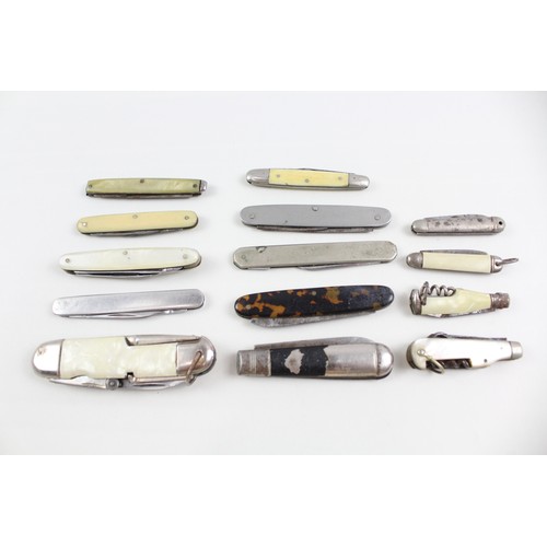 253 - 15 x Vintage Assorted Pocket KNIVES         561448