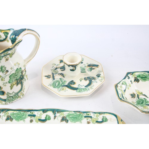 260 - Antique Masons Chartreuse Porcelain Green & Gilt Gold Tableware       574237