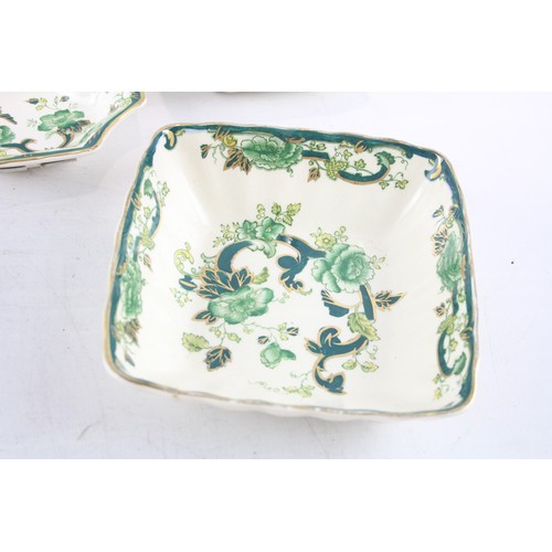 260 - Antique Masons Chartreuse Porcelain Green & Gilt Gold Tableware       574237