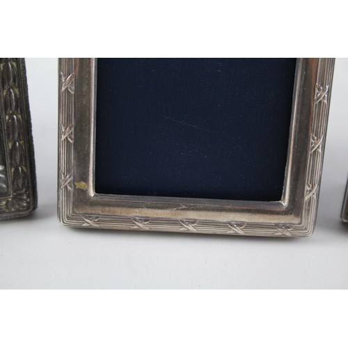 274 - 3 x Vintage Hallmarked .925 Sterling Silver Photograph Frames (291g)       2331112