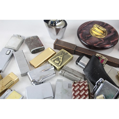 298 - Lighters Job Lot Inc Vintage Table / Desk - Zippo - Ronson - IMCO - Watch Etc         561306