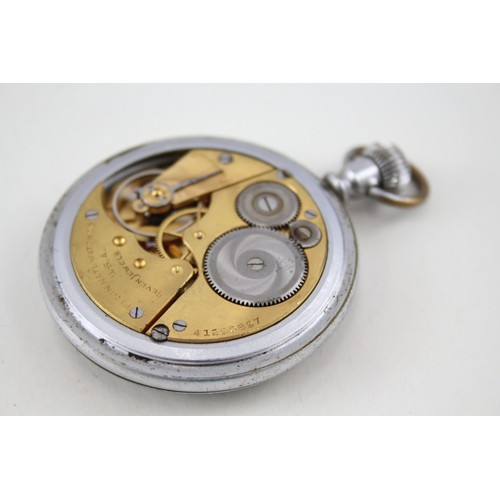 316 - Vintage Elgin GSTP British Military Issued Pocket Watch Hand-Wind Working        2230545