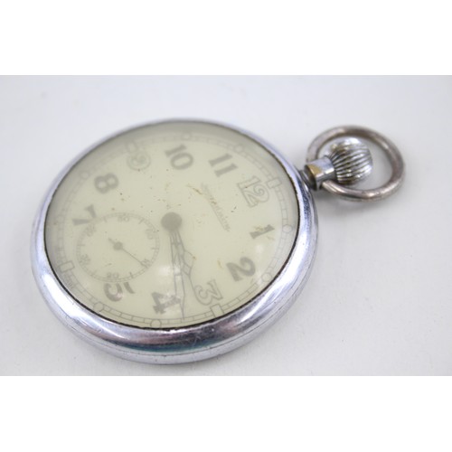 317 - Vintage Jaeger LeCoultre 6E/50 RAF Issued Pocket Watch Hand-Wind Working       2426722