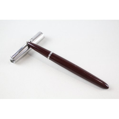 321 - Vintage Parker 51 Burgundy Fountain Pen WRITING         434023