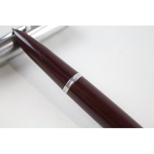 321 - Vintage Parker 51 Burgundy Fountain Pen WRITING         434023