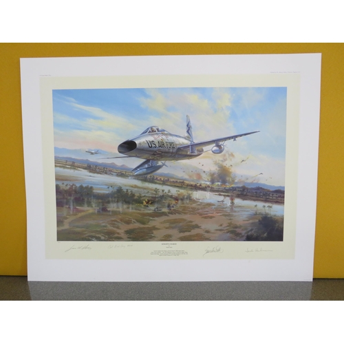 383 - Unframed limited Veterans edition Simon Atack print 