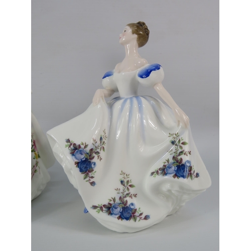 5 - Two Royal Doulton figurines Diane HN2468 & Beatrice HN3263, The tallest measures 8 1/4