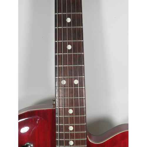 2005 - Vintage Contessa EKO  Electric Accoustic Six String Guitar. Finished in Grained cherry style wood wi... 