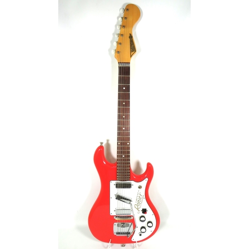 2009 - Vintage Watkins Rapier six string Electric Guitar finished in Bright Red.  minimal evidence of wear ... 