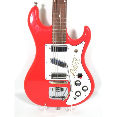 2009 - Vintage Watkins Rapier six string Electric Guitar finished in Bright Red.  minimal evidence of wear ... 