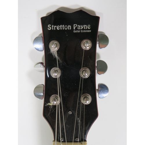 2011 - Stretton Payne SG style Electric Guitar. Finished in Red Wine Body, MOP inserts to fretboard, Very l... 