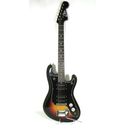 2013 - Vintage EKO Cobra Sunburst Electric Guitar. Fair condition for age with some scuffs and dings to rea... 