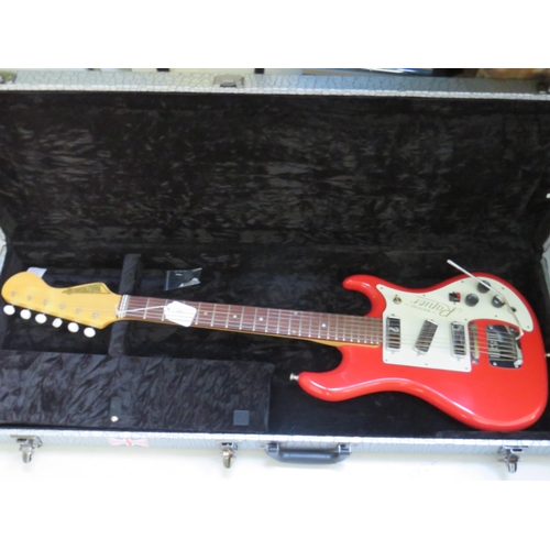 2009 - Vintage Watkins Rapier six string Electric Guitar finished in Bright Red.  minimal evidence of wear ... 