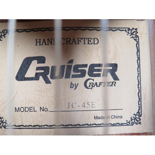 2042 - Lovely Accoustic Guitar by Grafter, The 'Cruiser' model. In lovely condition. Comes with hard carry ... 