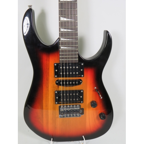 2056 - Ibanez GRG 170DX Six String Electric Guitar with Single locking Tremelo Bridge, Powerful Pick ups, L... 