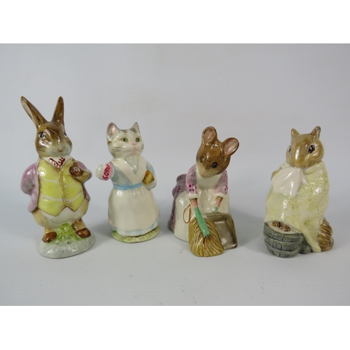 52 - Four Beswick Beatrix Potter figurines.