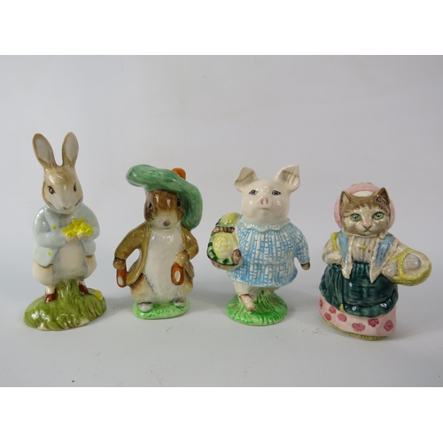 58 - Four Beswick Beatrix Potter figurines.