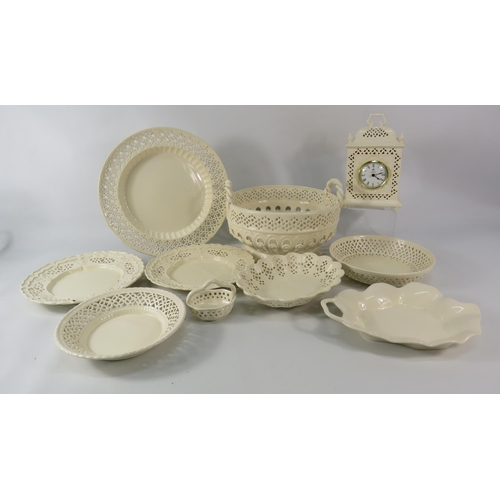 503 - Ten pieces of Royal Creamware ceramics.