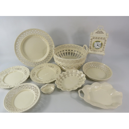 503 - Ten pieces of Royal Creamware ceramics.