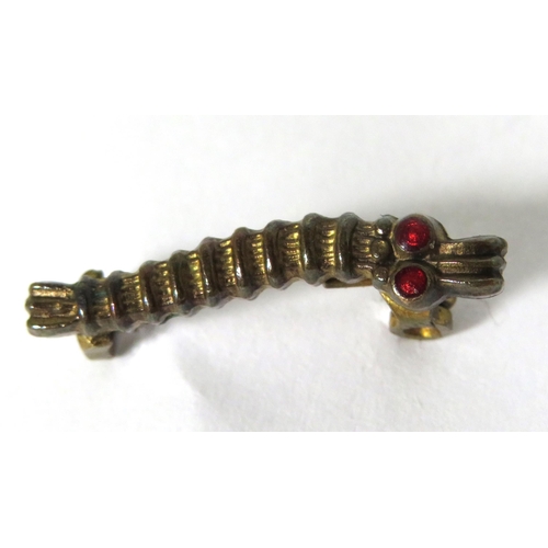 405 - Very Rare 'Caterpillar Club' Lapel Badge with Red Enamel Eyes. Good Pin in very good Condition. 20mm... 