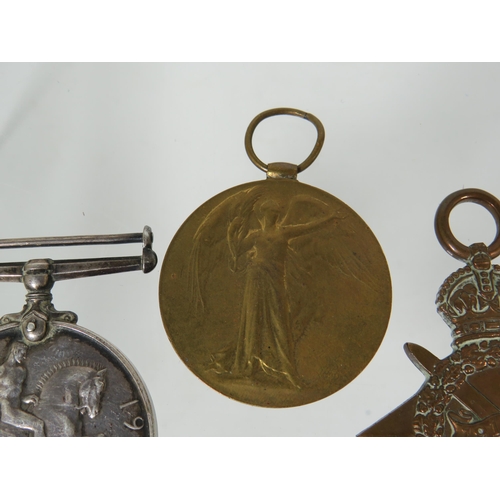 410 - WW1 14-18 Medal & Victory Medal plus WW1 14-15 Medal (Pip, Squeak & Wilfred) Awarded to 941 Pte  J.C... 