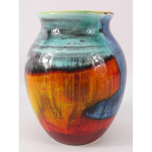 23 - Poole pottery Galaxy pattern vase, 6.5