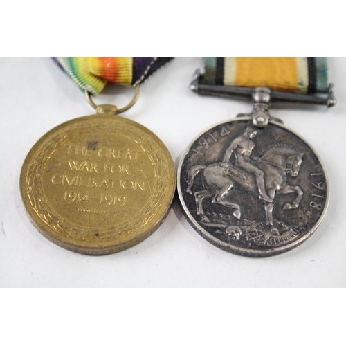 224 - WW1 Medal Pair 127502 Pte E.A Alexander Labour Corps x 2     683124