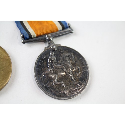 227 - WW1 Medals, War Pte R. Buckingham RMLI & Victory Pte I.S Hadlow E. Kent x 2     683119