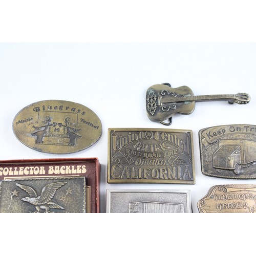 245 - Assorted Collectable Belt Buckles      638290