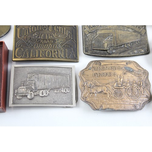 245 - Assorted Collectable Belt Buckles      638290