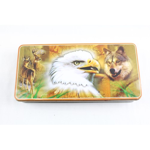 246 - Collectors Wildlife Knives in Tin     574528