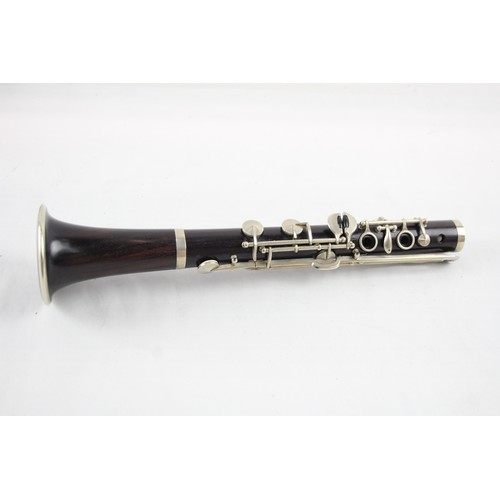 254 - Boosey & Hawkes Clarinet Vintage Untested Instrument w/ Leather Hardcase     562418