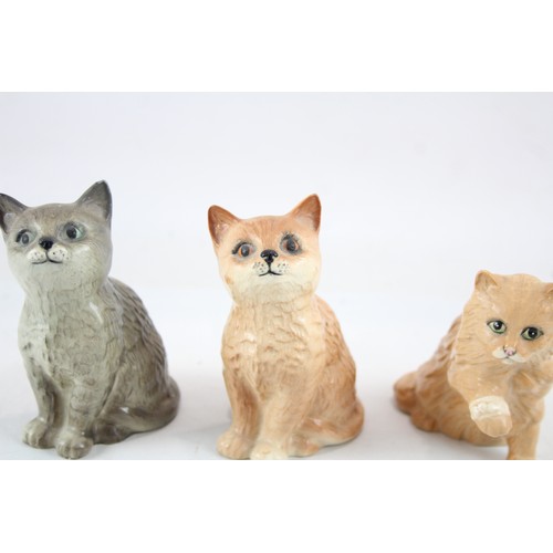 255 - Royal Doulton Ornamental Cats x 3       638576