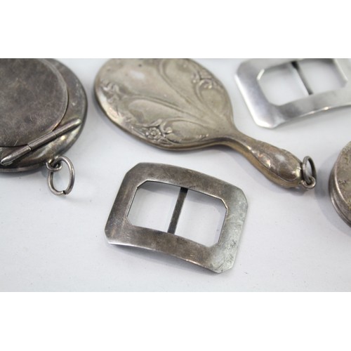 265 - 6 x Antique / Vintage Hallmarked .925 Sterling Silver Ladies Vanity (60g)      657050