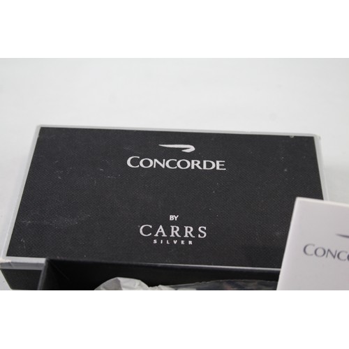 289 - CONCORDE Hallmarked .925 Sterling Silver Luggage Tag In Original Box (22g)      657155